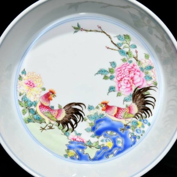Yongzheng famille rose brush washer with good fortune and prosperity - Image 2