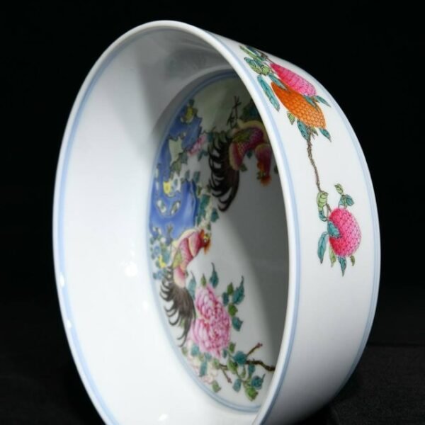 Yongzheng famille rose brush washer with good fortune and prosperity - Image 6