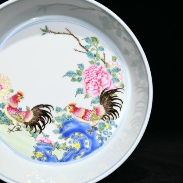 Yongzheng famille rose brush washer with good fortune and prosperity - Image 7
