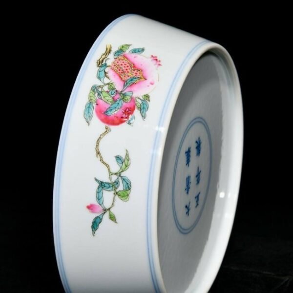 Yongzheng famille rose brush washer with good fortune and prosperity - Image 9