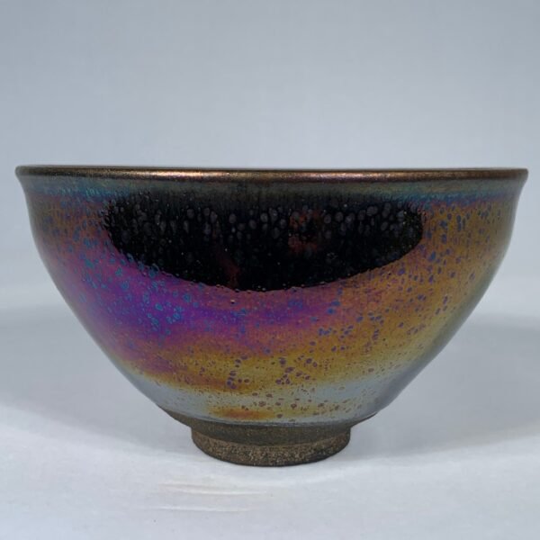 Song Dynasty Jianyao Yaobian Colorful Oil Drop Cup