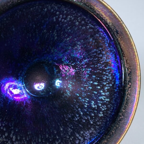 Song Dynasty Jianyao Yaobian Colorful Oil Drop Cup - Image 7