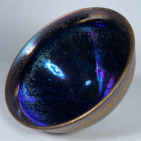 Song Dynasty Jianyao Yaobian Colorful Oil Drop Cup - Image 8
