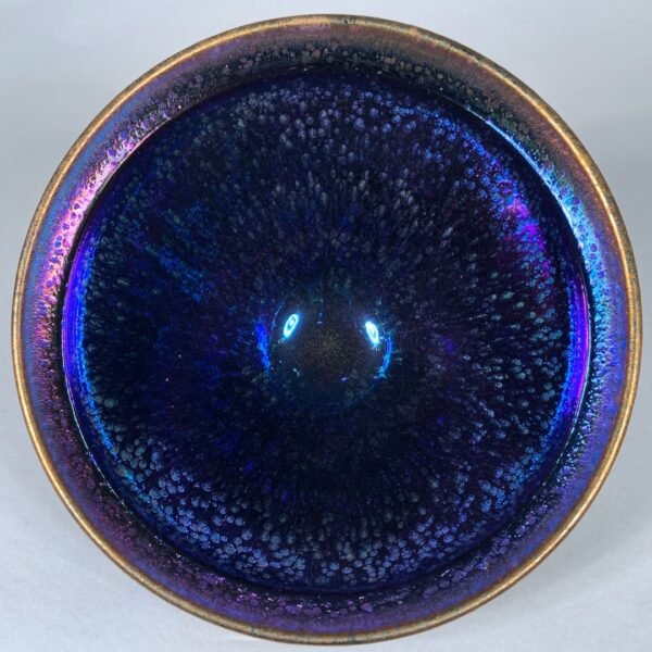 Song Dynasty Jianyao Yaobian Colorful Oil Drop Cup - Image 9
