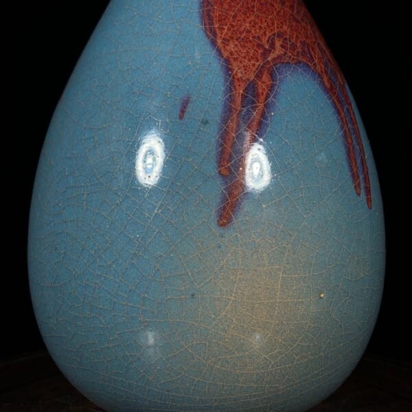 Song Dynasty Jun kiln flower mouth jade pot spring vase - Image 3