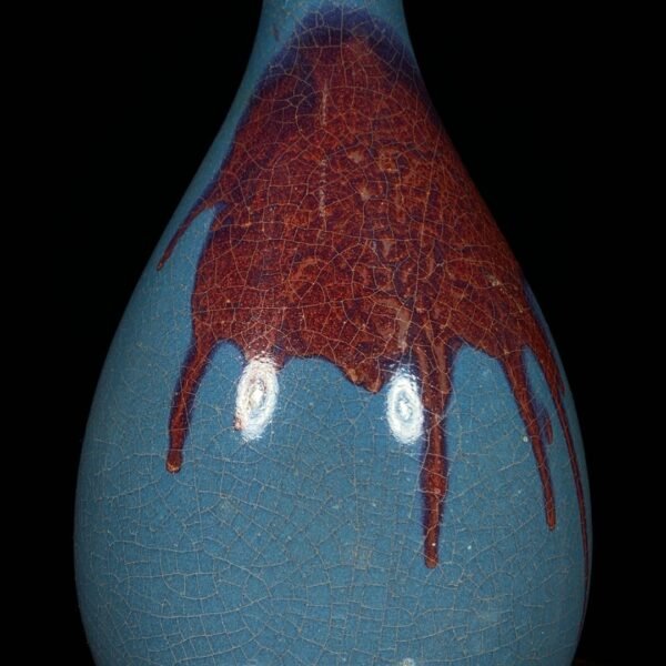 Song Dynasty Jun kiln flower mouth jade pot spring vase - Image 6