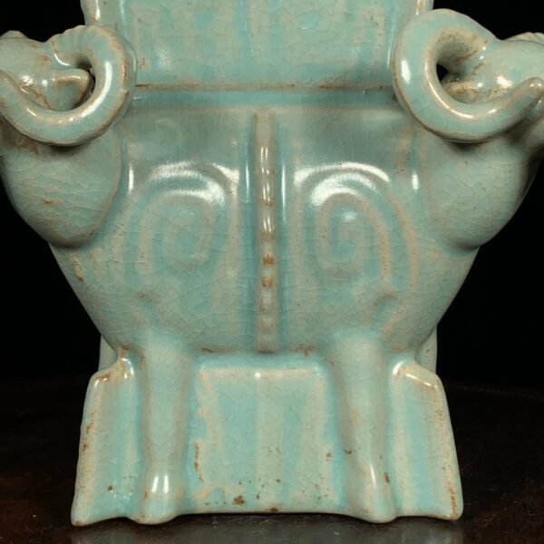 Song Ru Kiln Four Sheep Square Zun - Image 3