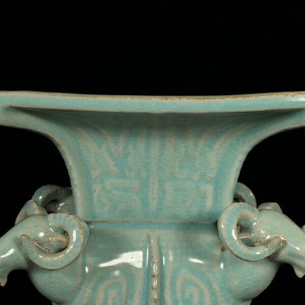 Song Ru Kiln Four Sheep Square Zun - Image 6