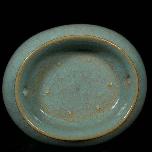 Song Ru kiln ice crackle pierced ear vase - Image 9