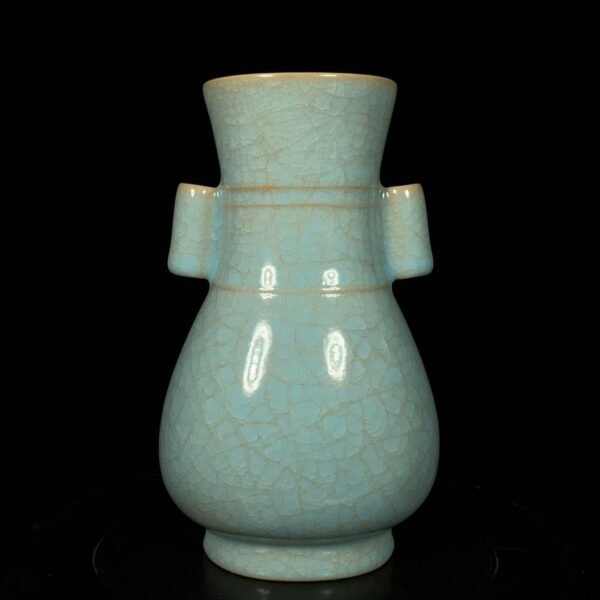 Song Ru kiln ice crackle pierced ear vase - Image 2