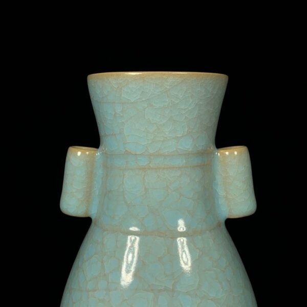 Song Ru kiln ice crackle pierced ear vase - Image 6
