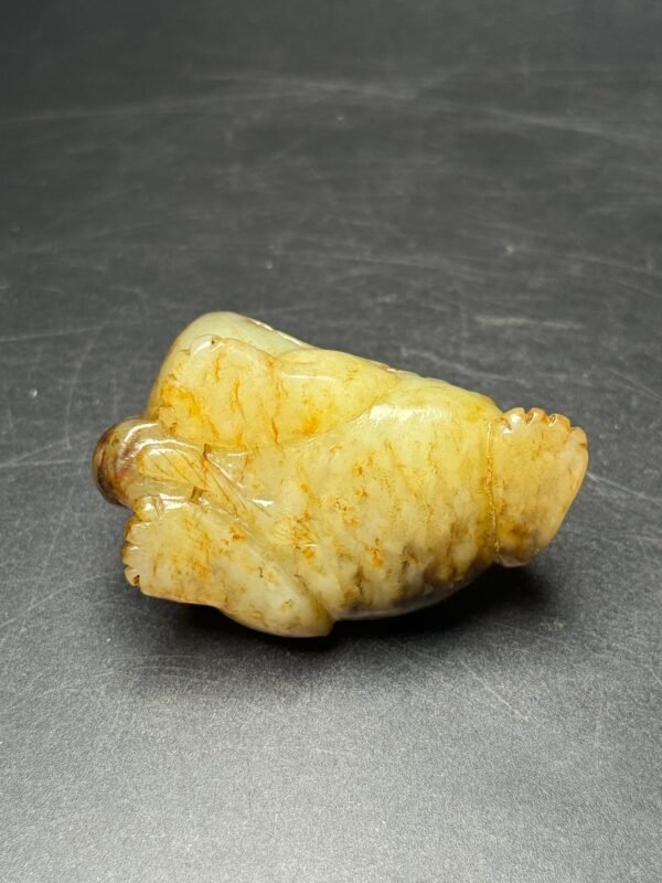 Hetian jade piece, Golden Toad, Lucky Money, Wealth and Treasure, Full shape - Image 2