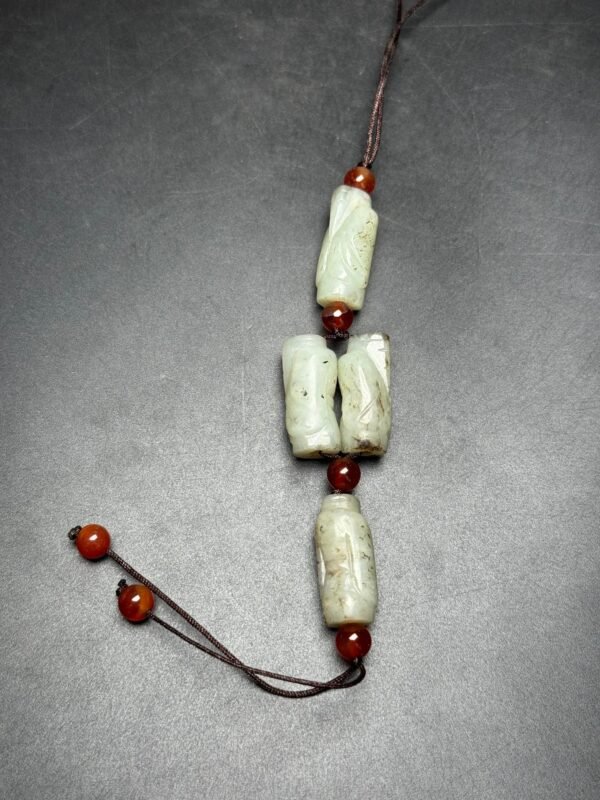 Hetian jade Weng Zhong accessories, one of the three treasures of the Han Dynasty - Image 8