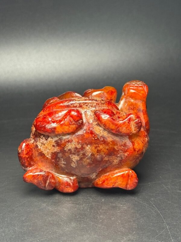 Hetian jade ancient jade dragon turtle, longevity and wealth, protection of peace - Image 8