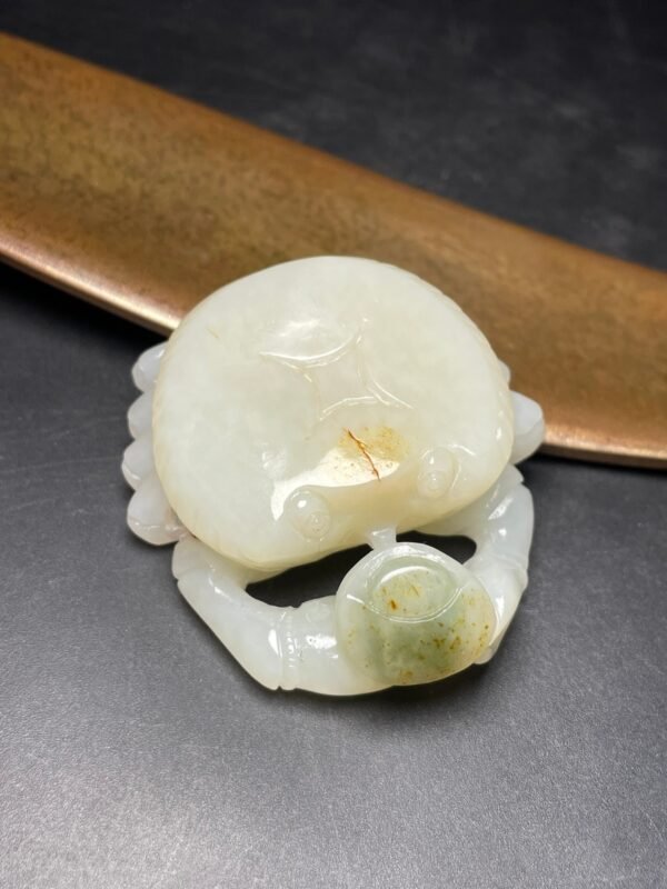 Hetian Jade Crab, wealth from all directions, wealth and prosperity - Image 2
