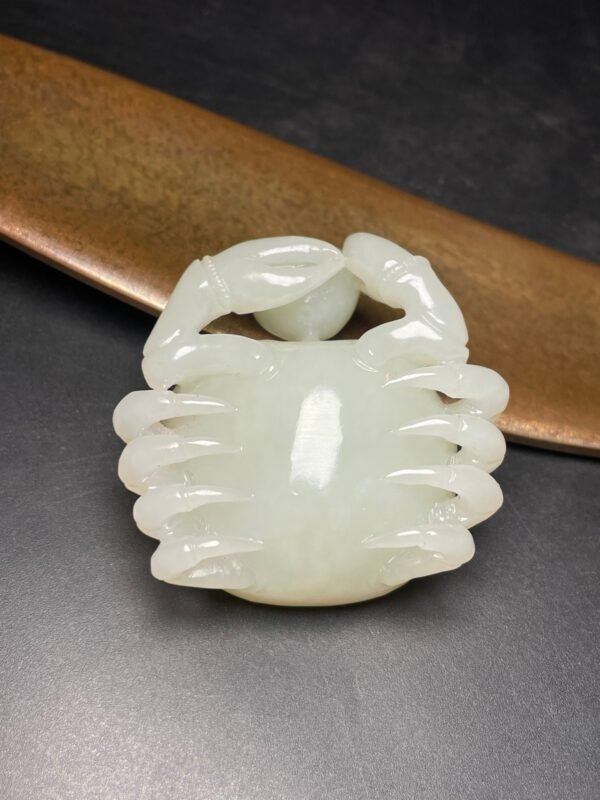 Hetian Jade Crab, wealth from all directions, wealth and prosperity - Image 6