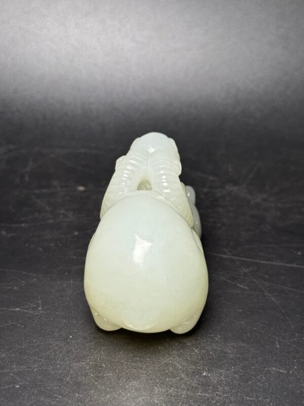 Hetian jade sheep, prosperous and auspicious, three yangs open the door to good fortune - Image 3