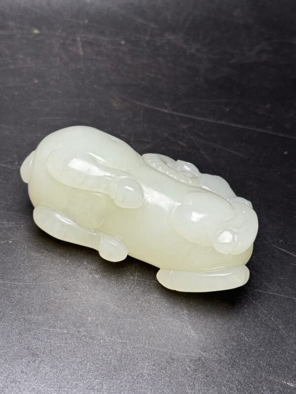 Hetian jade sheep, prosperous and auspicious, three yangs open the door to good fortune - Image 5