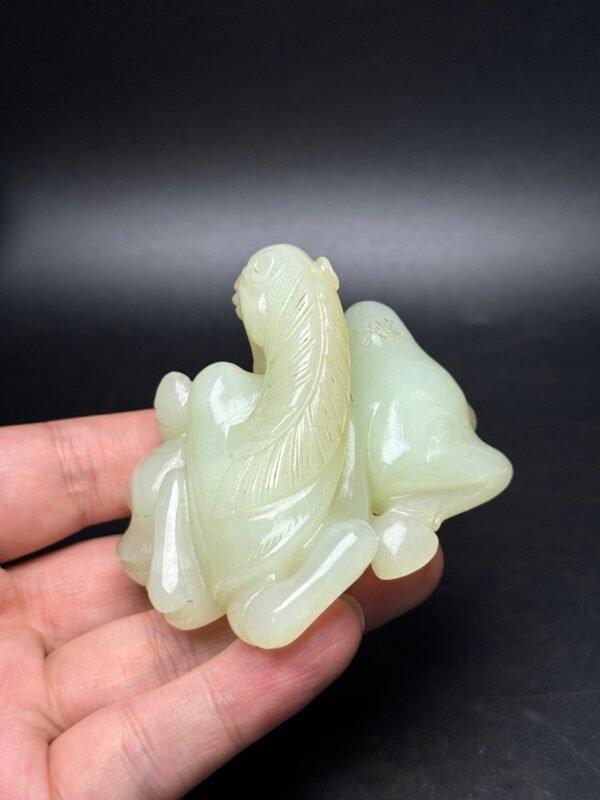 Hetian jade pieces, Hu people taming camels, ancient Silk Road, prosperous and peaceful times - Image 2