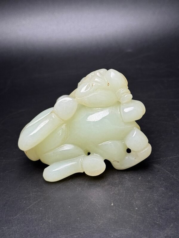 Hetian jade pieces, Hu people taming camels, ancient Silk Road, prosperous and peaceful times - Image 3
