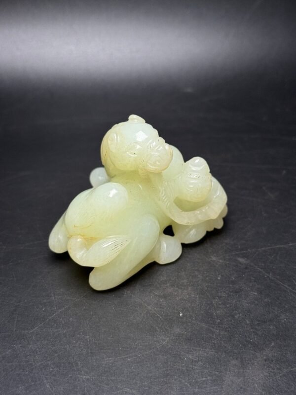 Hetian jade pieces, Hu people taming camels, ancient Silk Road, prosperous and peaceful times - Image 5