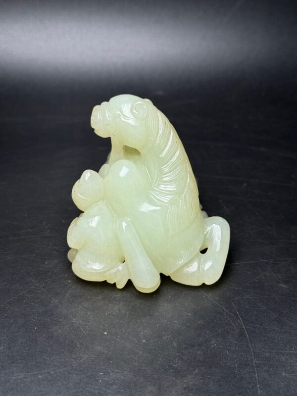 Hetian jade pieces, Hu people taming camels, ancient Silk Road, prosperous and peaceful times - Image 8