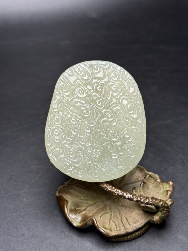 Hetian jade pendant, Guanyin, compassionate, protects peace - Image 8