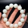 Hetian jade bracelet, each bead is round, round and smooth, full and round - Image 4