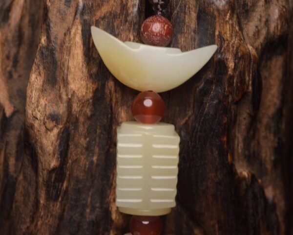 Hetian Jade Cicada Pendant