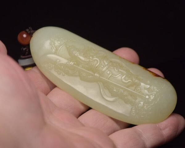 Hetian jade Guan Gong handle - Image 2
