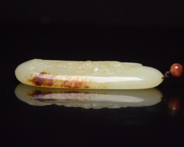 Hetian jade Guan Gong handle - Image 3