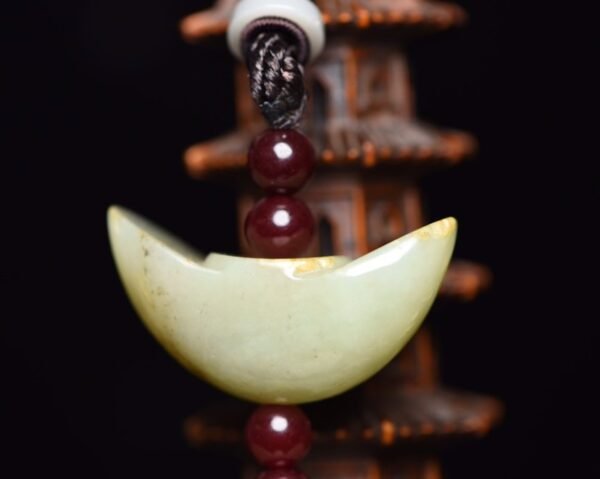 Hetian Jade Yuanbao String - Image 2
