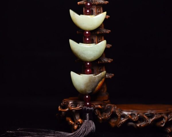 Hetian Jade Yuanbao String - Image 3