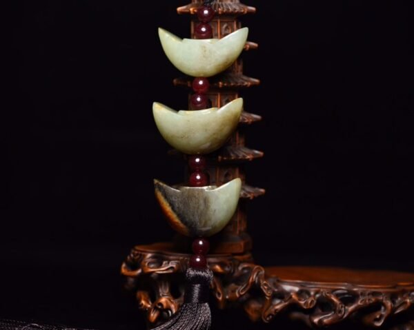 Hetian Jade Yuanbao String - Image 7