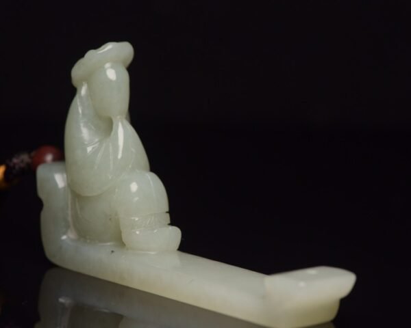 Hetian jade incense holder