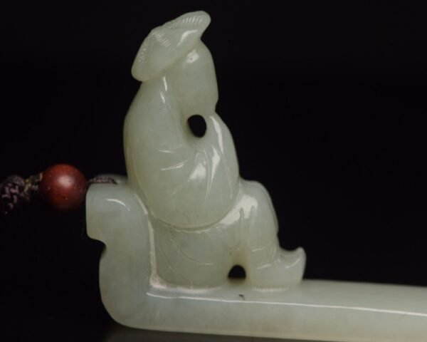Hetian jade incense holder - Image 3