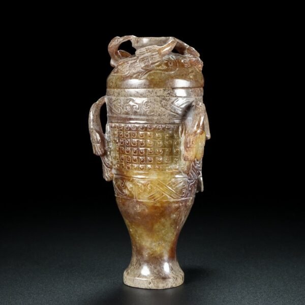 Hetian jade cup, fine carving, smooth lines - Image 5