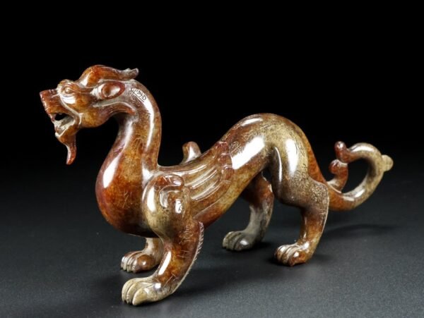 Hetian Jade Dragon, fine carving, smooth lines - Image 8
