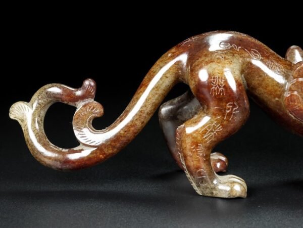 Hetian Jade Dragon, fine carving, smooth lines - Image 9