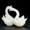 Hetian jade double crane - Image 6