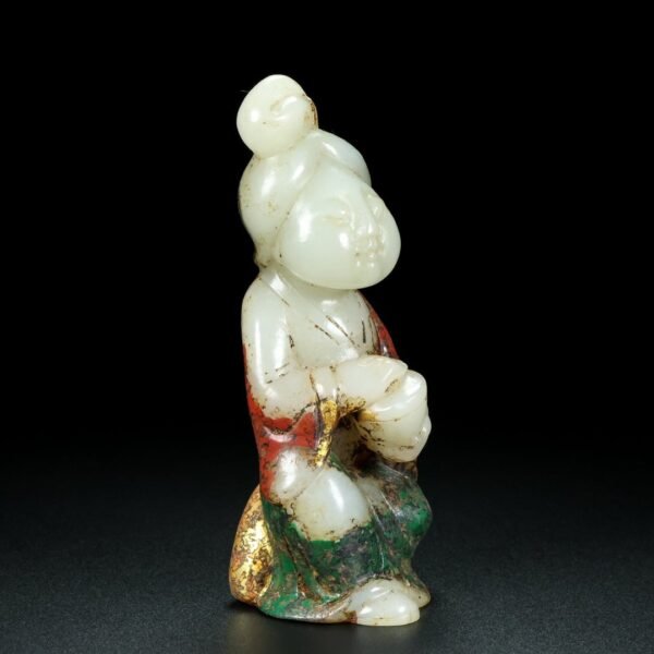 Hetian jade Tang people - Image 6