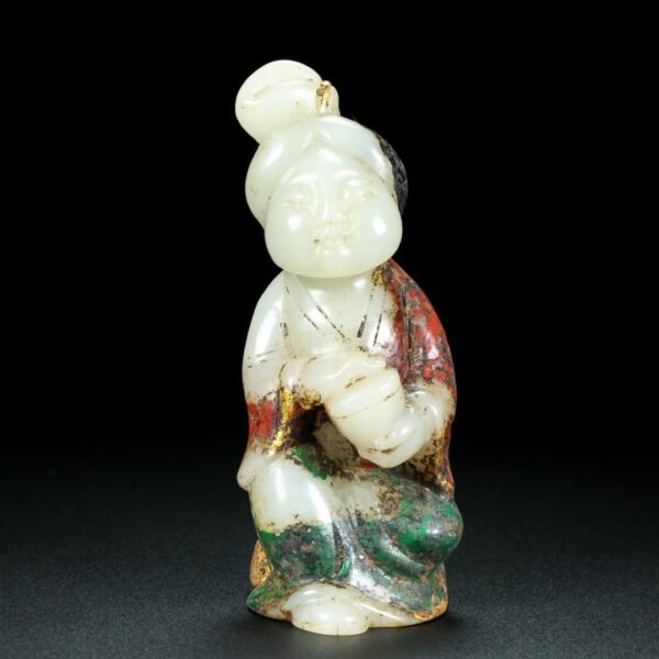 Hetian jade Tang people - Image 7