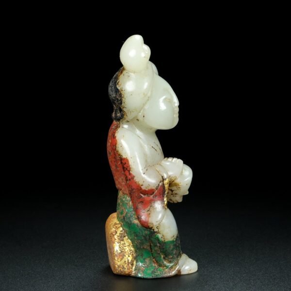 Hetian jade Tang people - Image 8