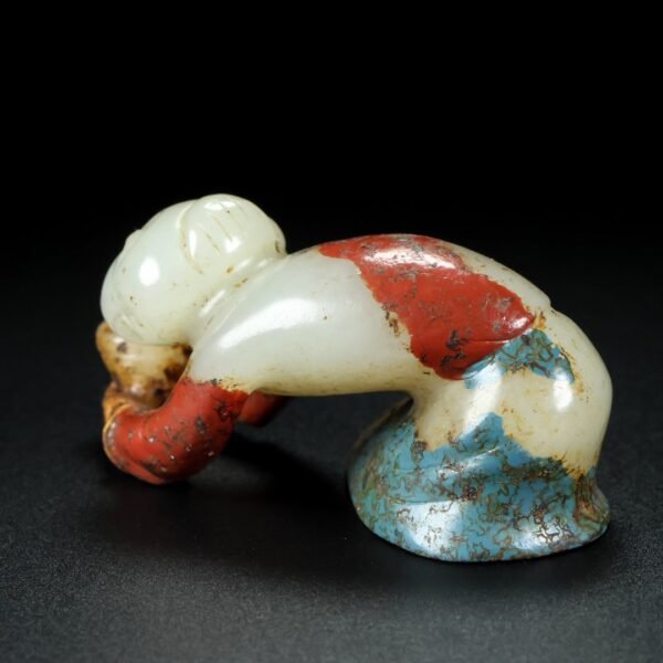 Hetian jade Tang people