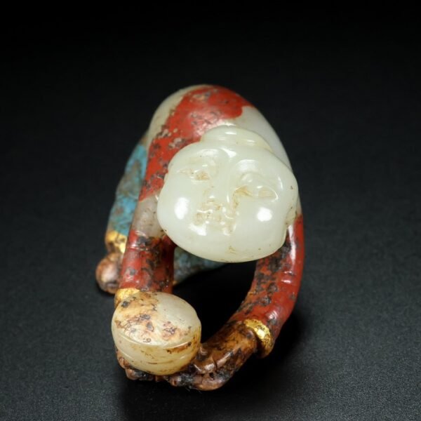 Hetian jade Tang people - Image 5