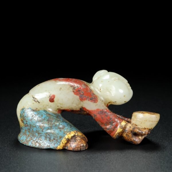 Hetian jade Tang people - Image 7