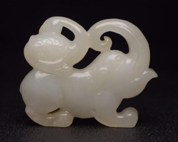 Hetian Jade Elephant - Image 2
