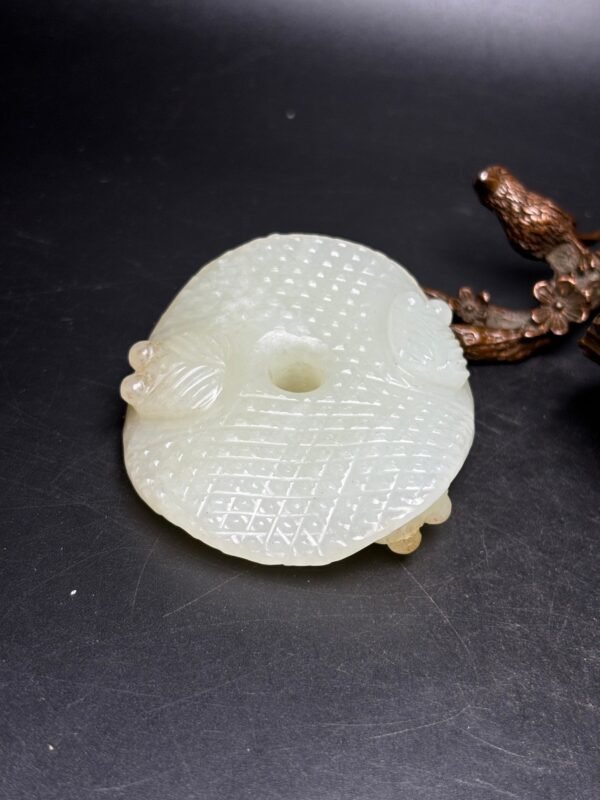 Exquisite Hetian jade bi - Image 2
