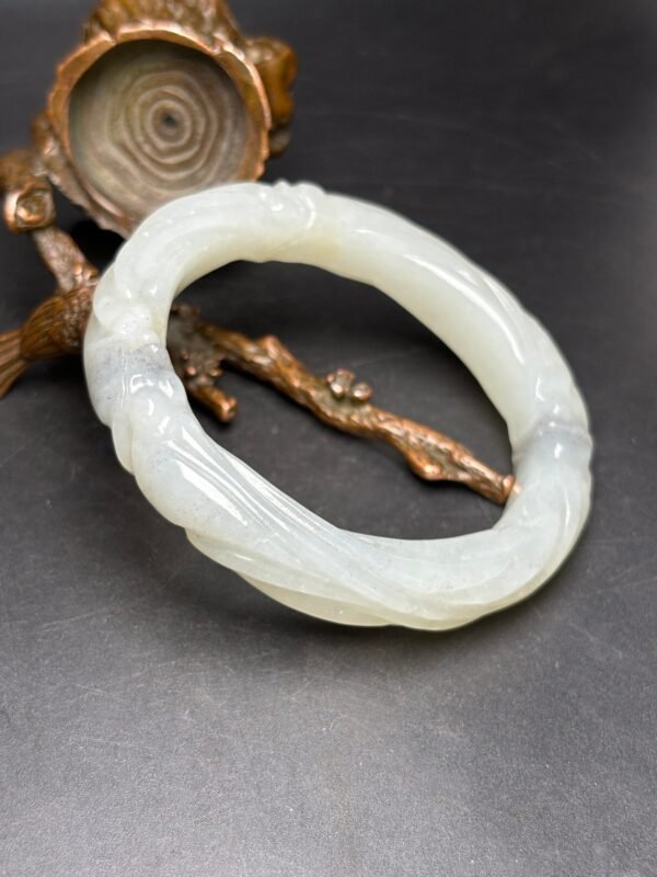 Exquisite Hetian jade bamboo bracelet Bamboo brings peace