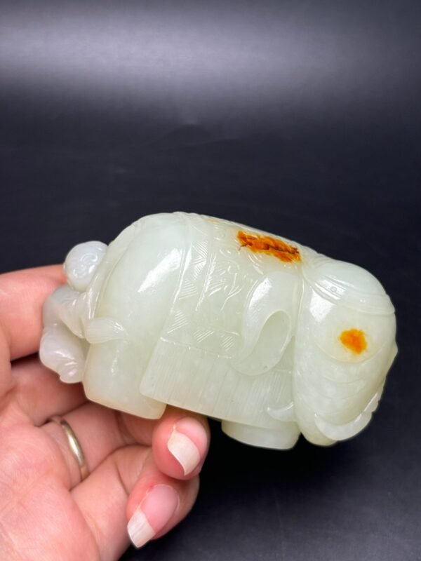 Exquisite Hetian jade elephant - Image 2